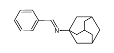 Tricyclo[3.3.1.13,7]decan-1-amine, N-(phenylmethylene)-, [N(E)]- 结构式