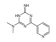 2-N,2-N-dimethyl-6-pyridin-3-yl-1,3,5-triazine-2,4-diamine 结构式