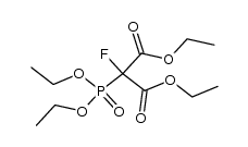 2-(二乙氧基膦酰基)-2-氟丙二酸二乙酯 结构式