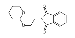 2-[2-(四氢-2H-吡喃-2-基氧基)乙基]-1H-异吲哚-1,3(2H)-二酮 结构式