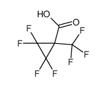2,2,3,3-四氟-1-(三氟甲基)环丙烷-1-羧酸 结构式