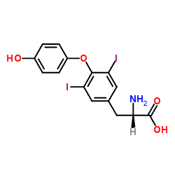 3,5-二碘-L-甲状腺素 结构式