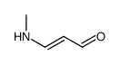 2-Propenal, 3-(methylamino)- 结构式