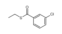 3-Chlorothiobenzoic acid S-ethyl ester 结构式