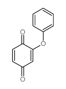2-苯氧基-1,4-苯醌 结构式