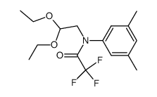 Acetamide, N-(2,2-diethoxyethyl)-N-(3,5-dimethylphenyl)-2,2,2-trifluoro- 结构式
