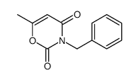 3-苄基-6-甲基-1,3-恶嗪-2,4-二酮 结构式