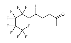 7,7,8,8,9,9,10,10,10-九氟-5-碘-2-癸酮 结构式