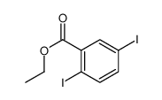 乙基2,5-二碘苯甲酸酯 结构式