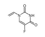 2,4(1H,3H)-Pyrimidinedione, 1-ethenyl-5-fluoro- 结构式