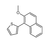 2-(2-甲氧基-1-萘基)噻吩 结构式