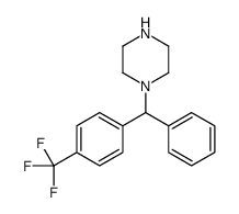 Piperazine, 1-[phenyl[4-(trifluoromethyl)phenyl]methyl]- 结构式