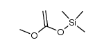 1-(Trimethylsilyloxy)-methoxyethene methylacetate-trimethylsilyl enol ether 结构式