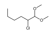 2-氯-1,1-二甲氧基己烷 结构式