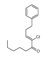 3-Decen-5-one, 4-chloro-1-phenyl-, (Z)- (9CI) 结构式