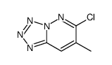 6-氯-7-甲基四唑并[1,5-b]哒嗪 结构式