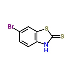 6-溴-2-巯基苯并噻唑 结构式