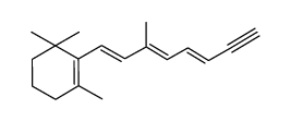 Cyclohexene, 1,3,3-trimethyl-2-[(1E,3E,5E)-3-methyl-1,3,5-octatrien-7-yn-1-yl]- 结构式