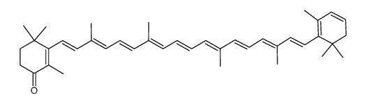 β,β-Caroten-4-one, 3',4'-didehydro- (9CI) 结构式