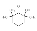 2-羟基-2,6,6-三甲基环己酮 结构式