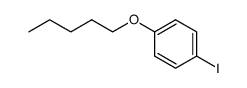 1-碘-4-戊氧基苯 结构式