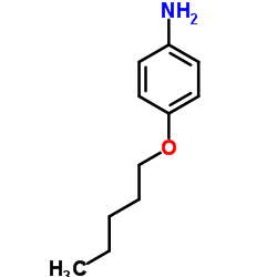 4-戊氧基苯胺 结构式
