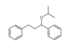 Benzene, 1,1'-[1-(1-methylethoxy)-1,3-propanediyl]bis- 结构式