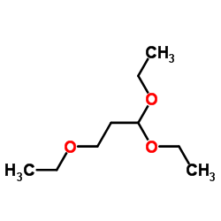 1,1,3-三乙氧基丙烷 结构式