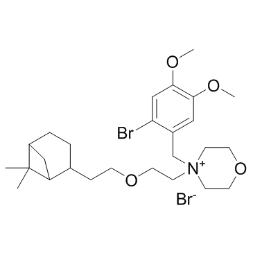 匹维溴铵 结构式