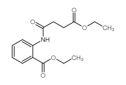 2-[(4-乙氧基-1,4-二氧代丁基)氨基]苯甲酸乙酯 结构式