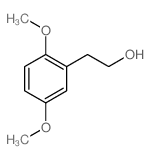 2,5-二甲氧基苯乙醇 结构式