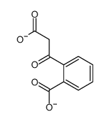 2-(2-羧基乙酰基)苯甲酸根 结构式