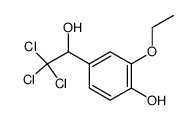 Benzenemethanol, 3-ethoxy-4-hydroxy-a-(trichloromethyl)- 结构式