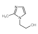 1-(β-羟乙基)-2-甲基咪唑 结构式