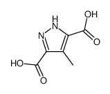 4-甲基-1H-吡唑-3,5-二羧酸 结构式