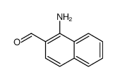 1-氨基萘-2-甲醛 结构式