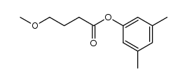 4-甲氧基丁酸-3,5-二甲基苯基酯 结构式