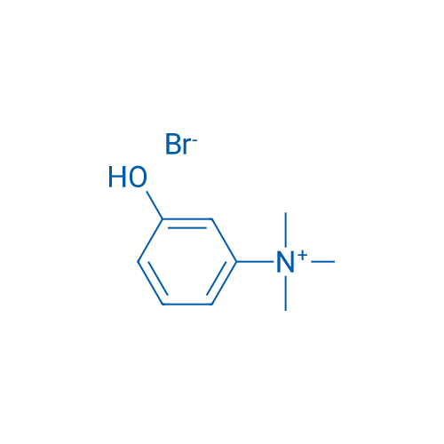 3-羟基-N,N,N-三甲基苯铵溴化物 结构式