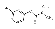 3-氨基苯基N,N-二甲基氨基甲酸 结构式