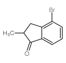 4-溴-2-甲基-1-茚酮 结构式