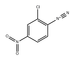 2-氯-4-硝基苯重氮盐 结构式