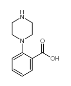 1-(2-羧基苯基)-哌嗪 结构式