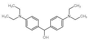 二(4-二乙氨基苯基)甲醇 结构式
