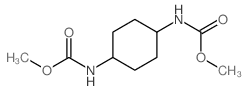 methyl N-[4-(methoxycarbonylamino)cyclohexyl]carbamate 结构式