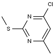 4-氯-6-甲基-2-硫代甲基嘧啶 结构式