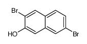 3,7-二溴-2-萘酚 结构式