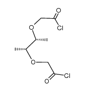 Acetyl chloride, 2,2'-[(1,2-dimethyl-1,2-ethanediyl)bis(oxy)]bis-, [R-(R*,R*)]- (9CI) 结构式