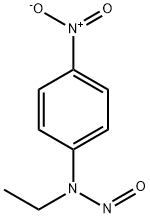 N-亚硝基-N-乙基-4-硝基苯胺 结构式