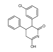 3-(3-氯苯基)-4-苯基哌啶-2,6-二酮 结构式