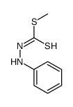 3-Phenyldithiocarbazic acid methyl ester 结构式